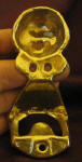 Bichon Frise Wall Mounted Bottle Opener, back view