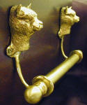 Alpaca Brackets with 5/8" Towel Rod, side view