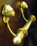 Monkey Brackets with 5/8" Towel Rod, side view