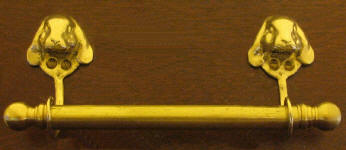 Lop eared Rabbit Brackets with 5/8" Towel Rod