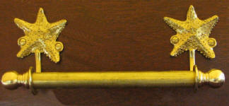 Sea Star Brackets with 5/8" Towel Rod