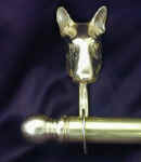 Bull Terrier Bracket with 5/8" rod and finial