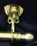 Dachshund Bracket with 5/8" rod and finial