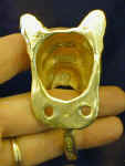 French Bulldog Bracket, back view