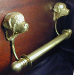 Newfoundland Brackets with 5/8" Towel Rod, side view