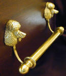 Standard Poodle Brackets with 5/8" rod and finials