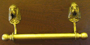 Sussex Spaniel Brackets with 5/8" Towel Rod