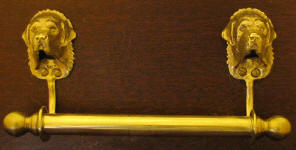 Tibetan Mastiff Brackets with 5/8" Towel Rod