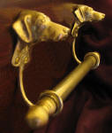 Vizsla Brackets with 5/8" Towel Rod, side view