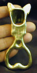 Basenji Bottle Opener, back view