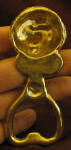 Bichon Frise Bottle Opener, back view