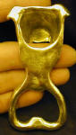 English Bulldog Bottle Opener, back view