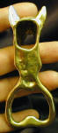 Great Dane (cropped) Bottel Opener, back view