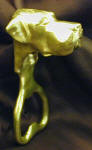 Great Dane (natural ears) Bottle Opener, side view