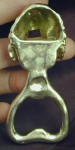 Large Munsterlander Bottle Opener, back view