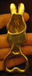 Rabbit Bottle Opener, back view