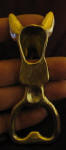 Xoloitzquintli Bottle Opener, back view