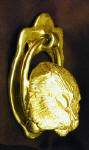 Scottish Fold (longhair) Door Knocker, side view