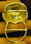 Scottish Fold Longhair Scarf Ring, back view