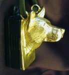 Australian Cattle Dog Clicker Pendant, side view