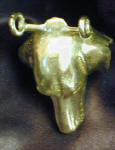 American Foxhound Clicker Pendant, top view