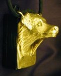 Australian Shepherd Clicker Pendant, side view