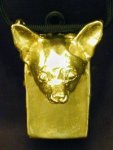 Chihuahua Clicker Pendant, front view
