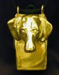 Dachshund Clicker Pendant, front view