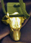 English Cocker Spaniel Clicker Pendant, top view