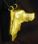 English Springer Spaniel Clicker Pendant, side view