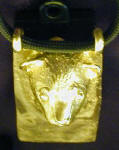 Ferret Clicker Pendant, top view