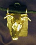 Italian Greyhound Clicker Pendant, top view