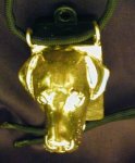 Labrador Retriever Clicker Pendant, top view