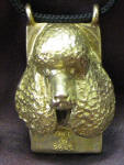 Standard Poodle Clicker Pendant