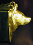 Siberian Husky Clicker Pendant, side view
