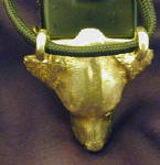 Toller Clicker Pendant, top view