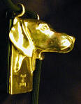 Vizsla Clicker Pendant, side view