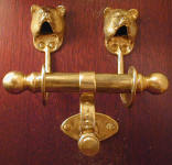 Bear Duet Door Knocker