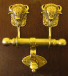 Bison Duet Door Knocker