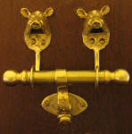 Wild Boar Duet Door Knocker