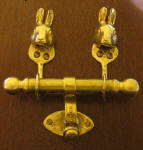 Rabbit Duet Door Knocker