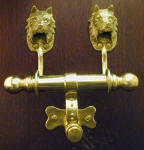 Australian Terrier Duet Door Knocker