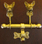 Basenji Duet Door Knocker