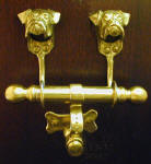 Boxer (natural) Duet Door Knocker