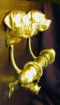 Bullmastiff Duet Door Knocker, side view