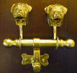 Bullmastiff Duet Door Knocker