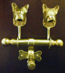 French Bulldog Duet Door Knocker