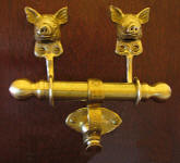 Pig Duet Door Knocker