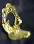 Deer Door Knocker, side view