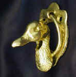 Duck Door Knocker, 3/4 view